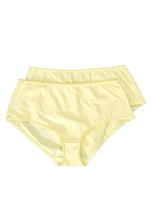 2ER-PACK NADELSTREIFEN HÖHER GESCHNITTEN - Slip - light yellow