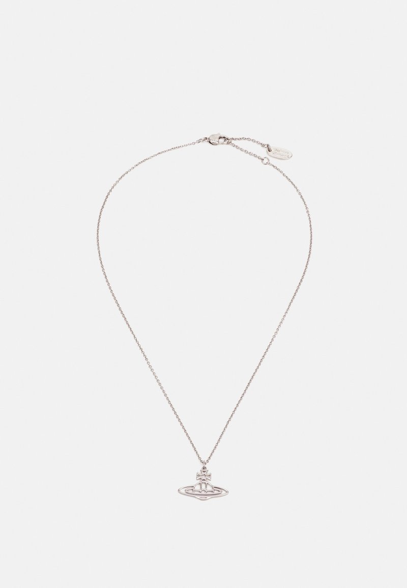 Vivienne Westwood THIN LINES SHORT FLAT PENDANT UNISEX - Κολιέ - silver-coloured