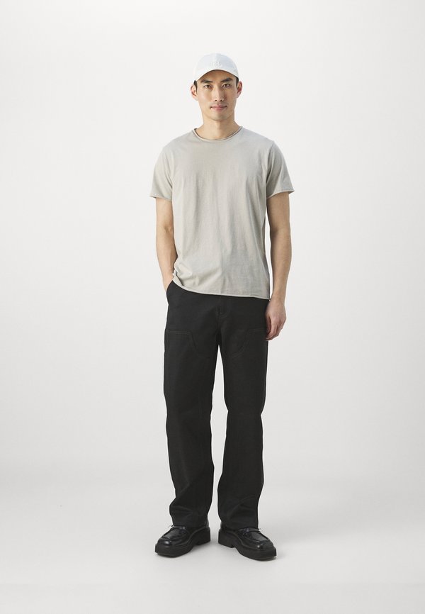 ROLL NECK TEE - Basic T-shirt - light sage4