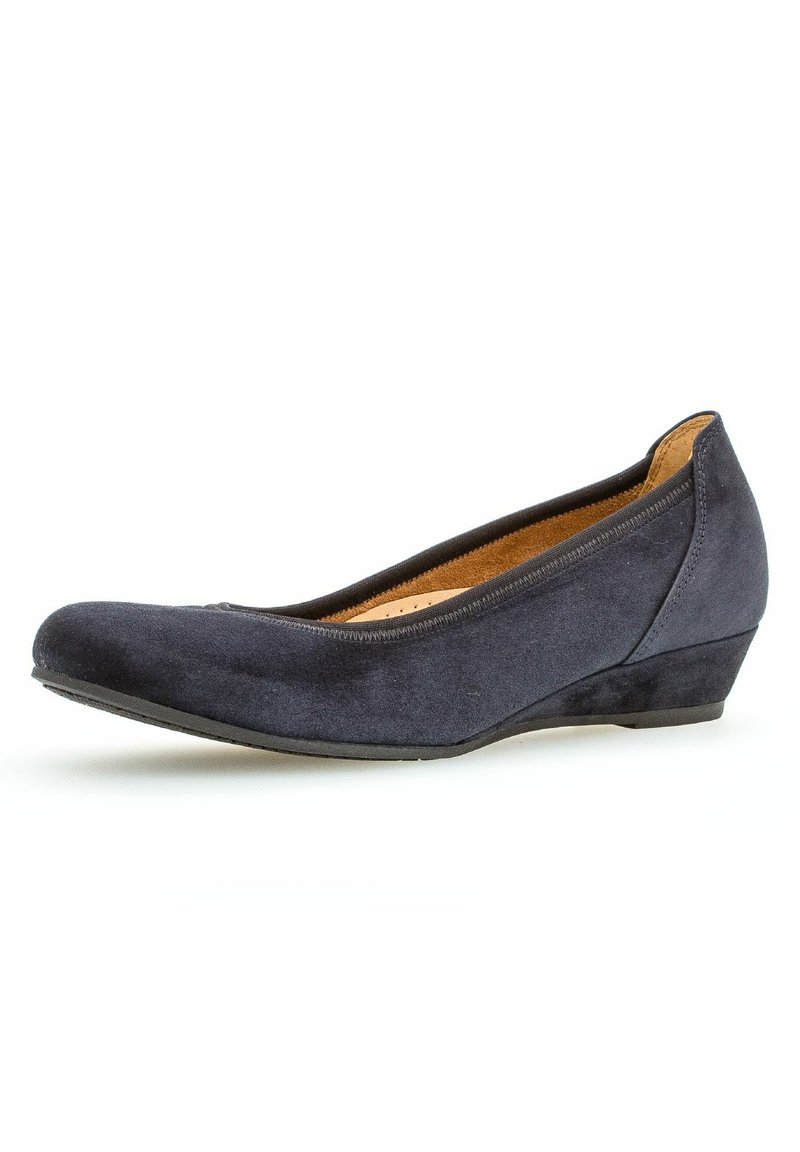 gabor navy wedges
