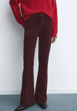 Jean bootcut - bordeaux