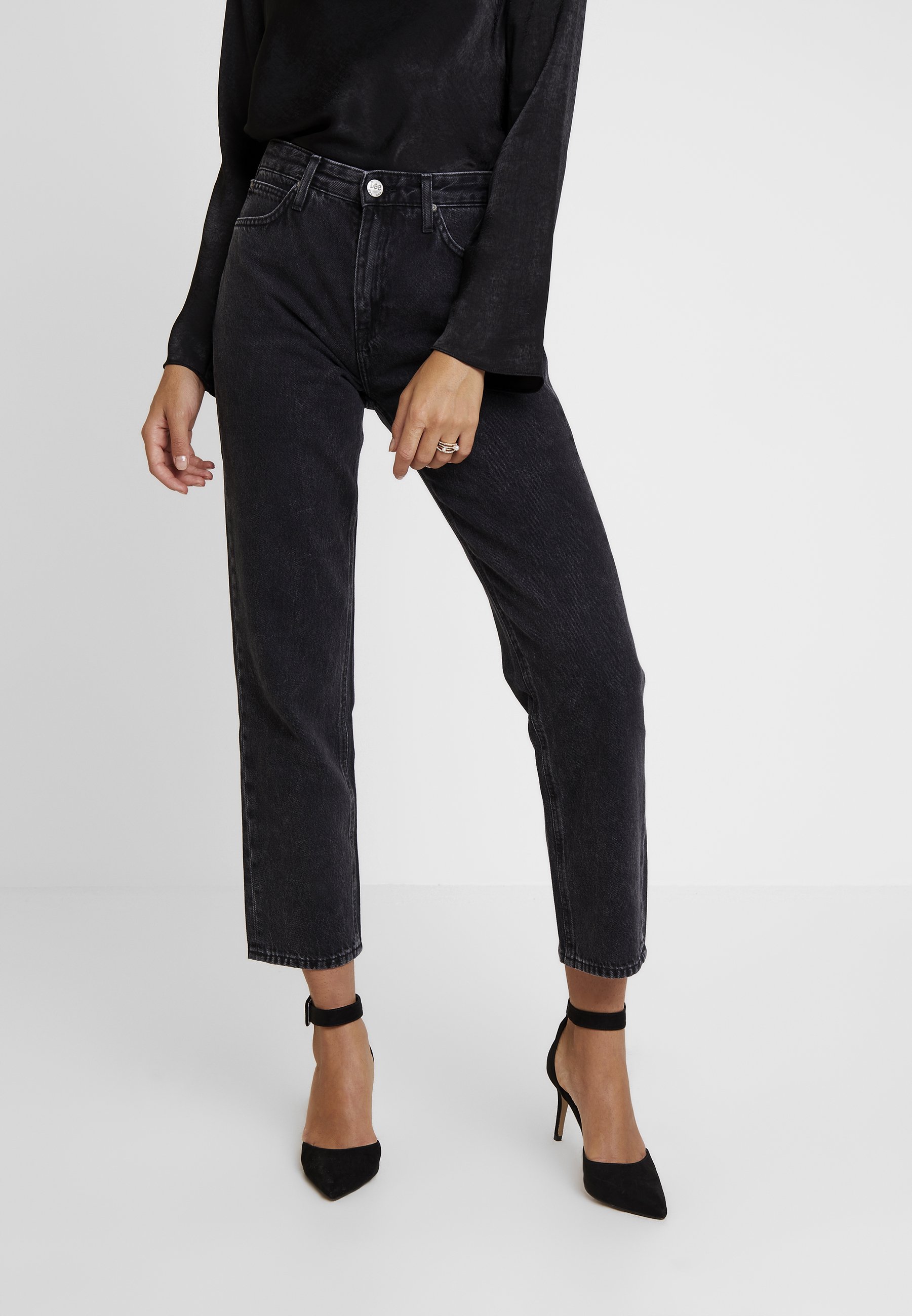 Lee CAROL Jeans straight leg black aurorasvart denim Lee Carol Jeans Sort denim | Dame | Bukser Jeans på