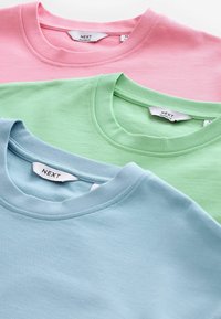 Next HEAVYWEIGHT 3 PACK - Basic póló - blue pink mint green