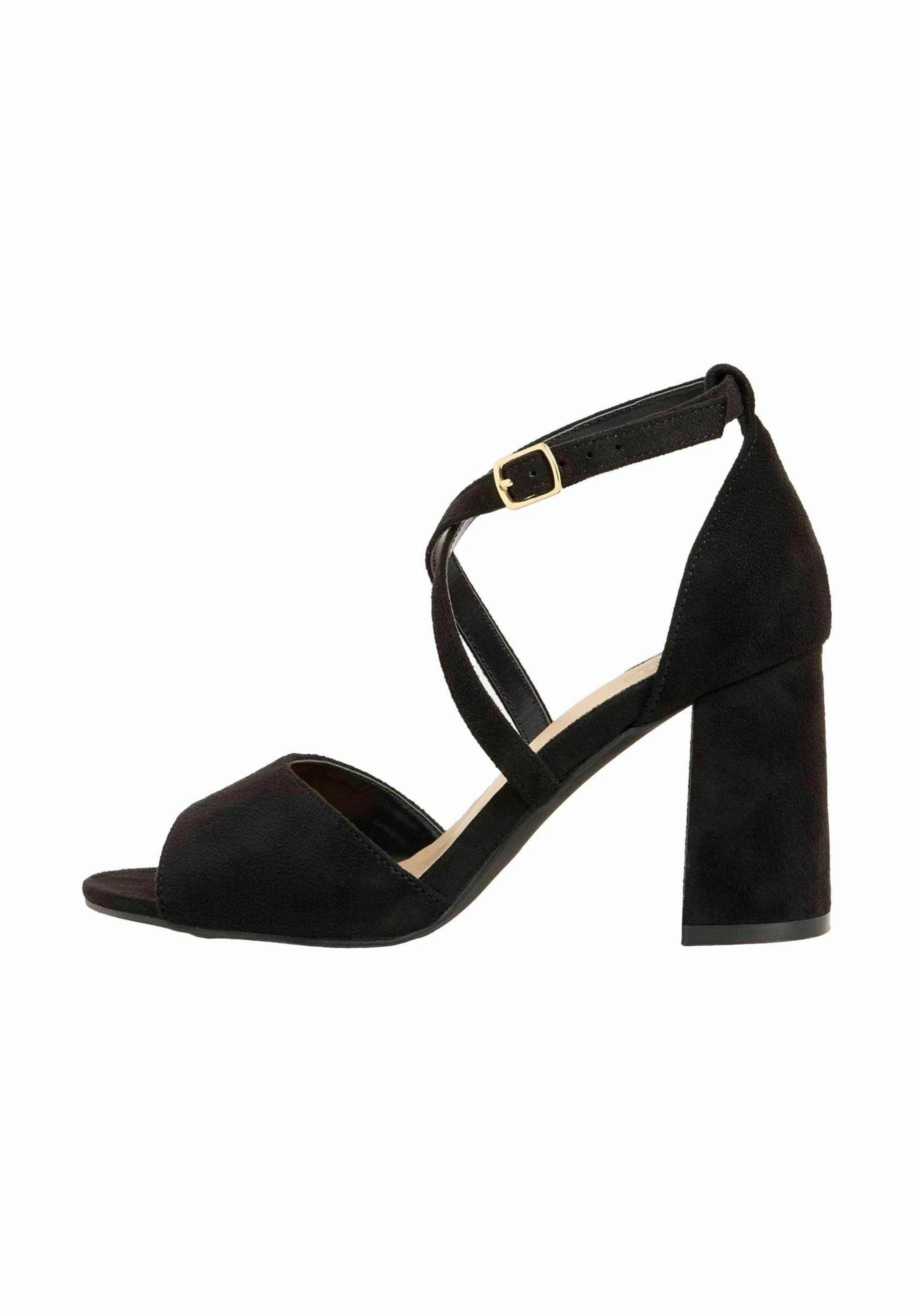 Sandalen Blokhakken Zwart Tamaris Zwarte Sandalen Met Blokhak