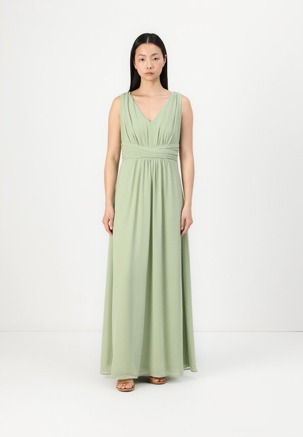 VIKARIN V-NECK - Maxikleid - swamp