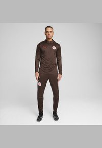 Puma FC ST PAULI QUARTER - Fanartikel - dark chocolate red