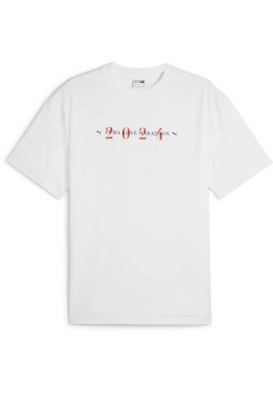 CLASSICS LOVE MARATHON GRAPHIC TEE - T-Shirt print - puma white