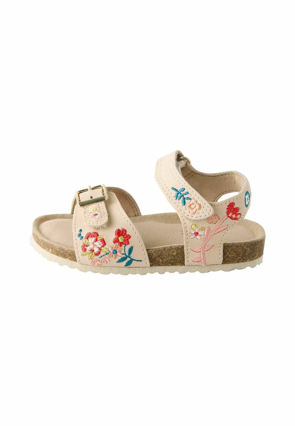 STANDARD FIT - TOUCH FASTENING  CORKBED - Lauflernschuh - neutral leather embroidery