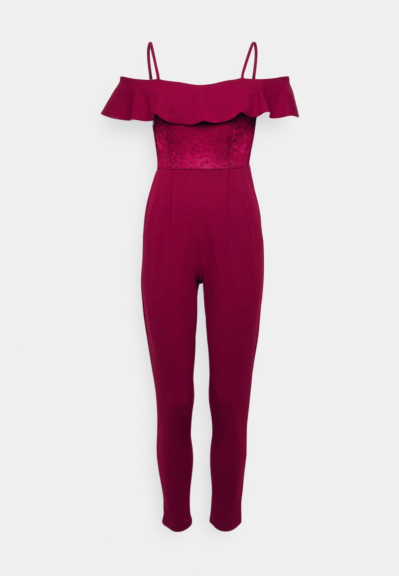 WAL G PETITE Jumpsuit donkerrood WAL G PETITE Jumpsuit donkerrood