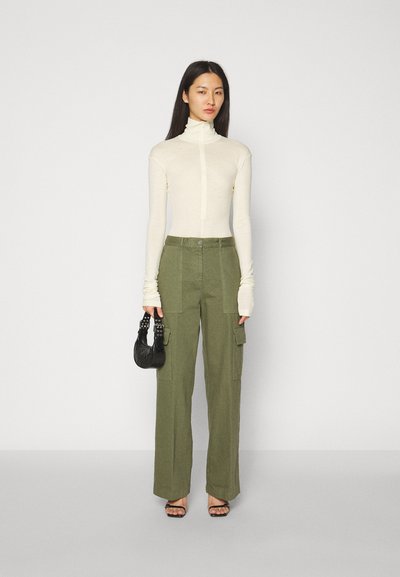 BITE Studios ZIP TURTLE - Langarmshirt - cream