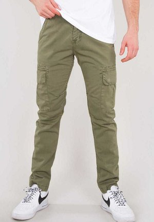 Alpha Industries AGENT - Relaxed fit jeans - olive
