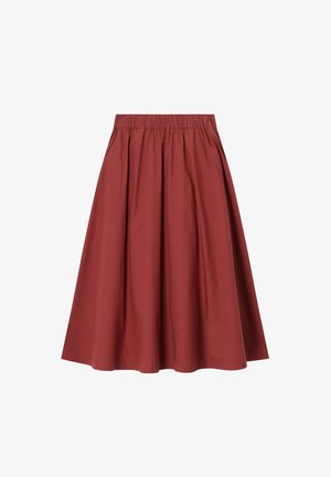 Sissy-Boy, SISSY-BOY POPELINE-ROCK - DUNKELLILA - A-line skirt - d.rood