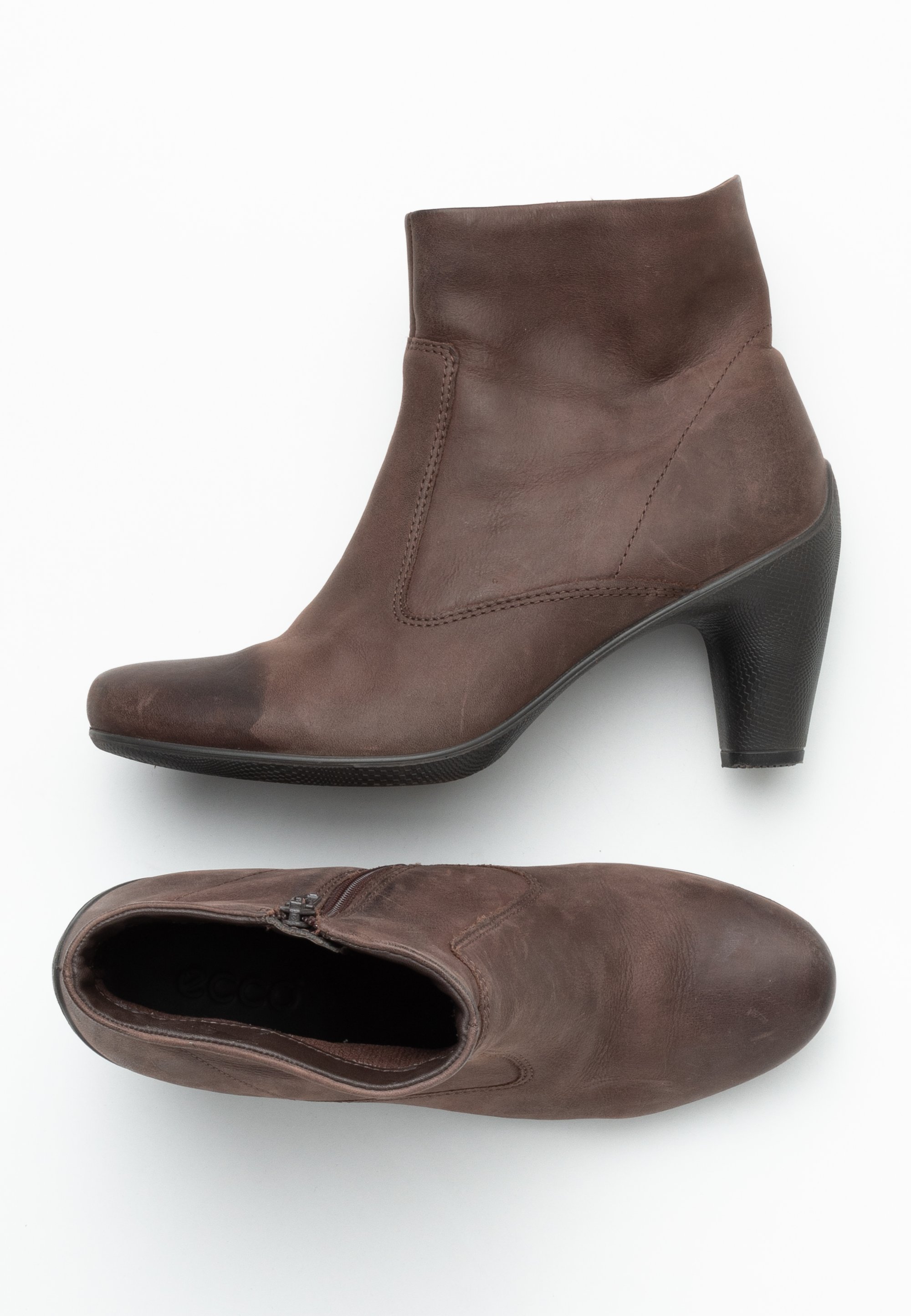 DÃ¤umling Boots Schmal Ecco Stiefelette Braun ECCO High Heel