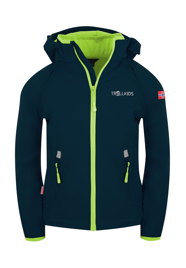 Trollkids Outdoorjas donkerblauw