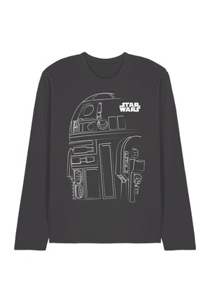 R2D2 OUTLINE - Long sleeved top - anthracite