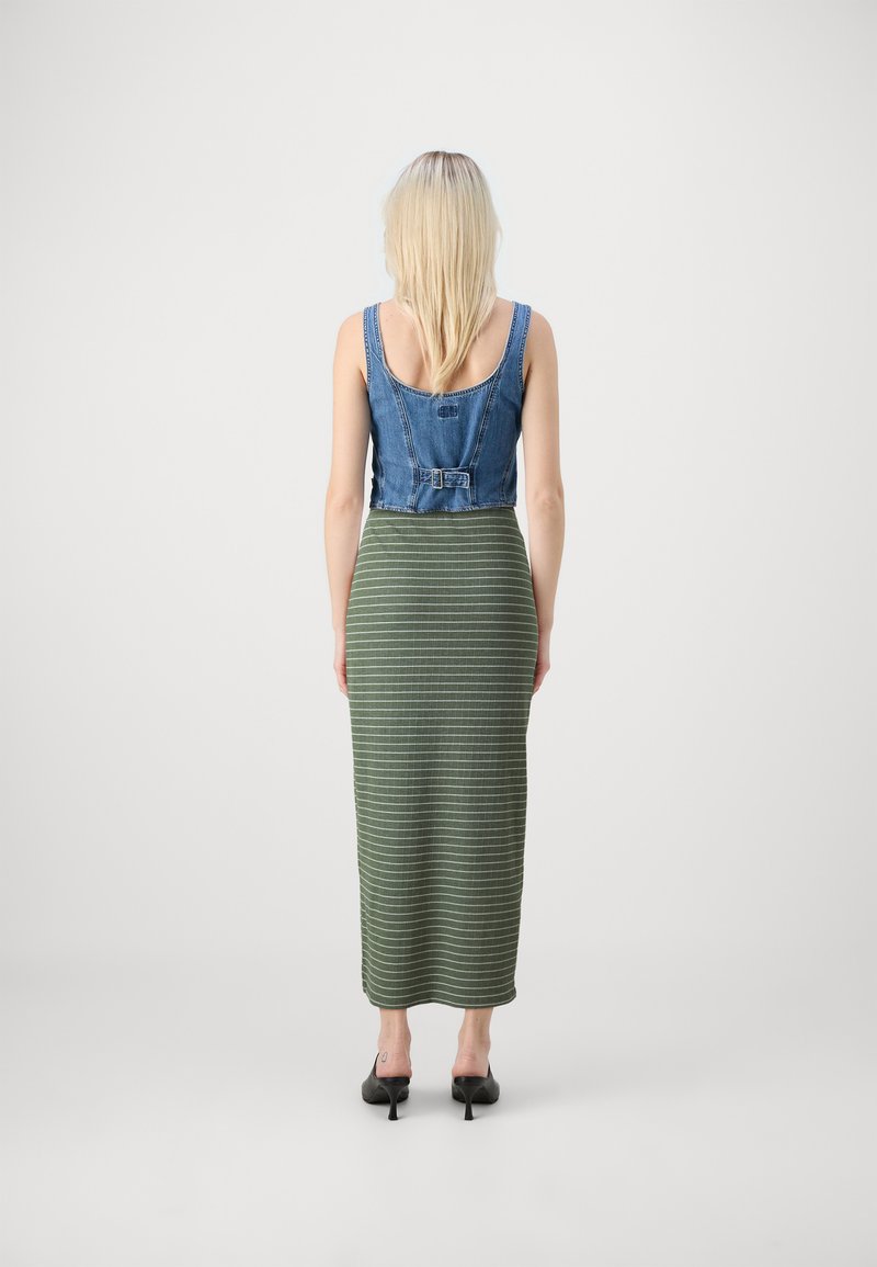 ONLY ONLERICA SKIRT - Maxirok - four leaf clover/donkergroen