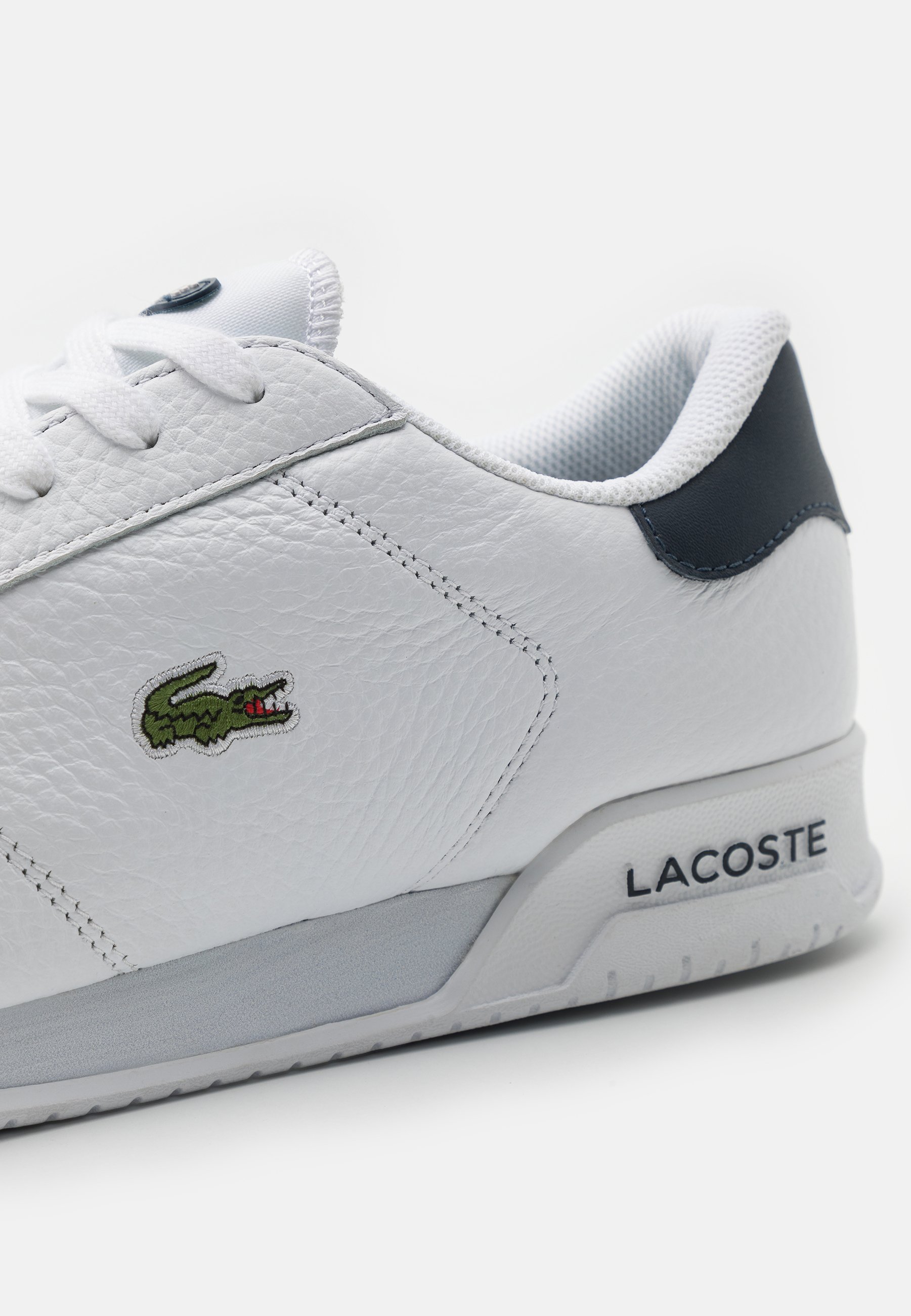 Lacoste TWIN SERVE - Sneakers laag - white/navy/wit - Zalando.nl