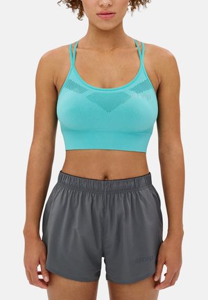 CEP ULTRALIGHT SPORTS BRA SEAMLESS WOMEN - Light support sports bra - light blue