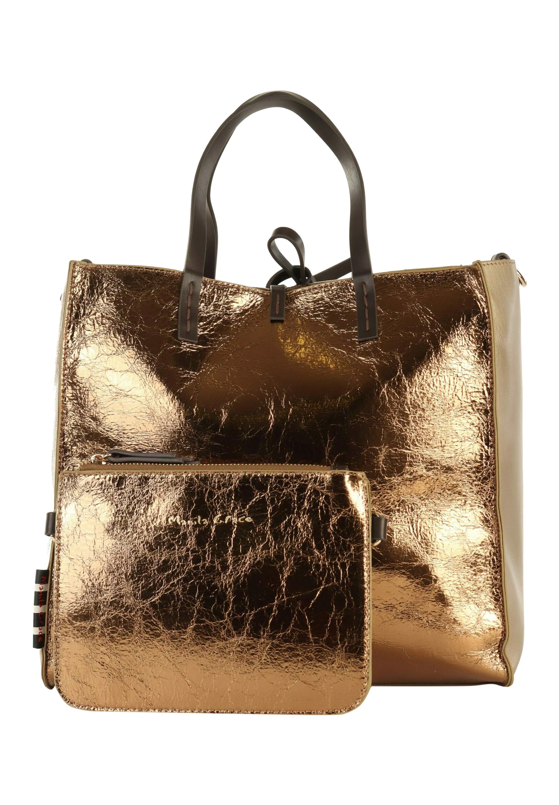 Manila Grace MANILA Borsa a mano bronzo