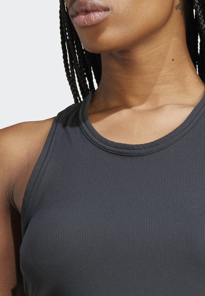 adidas by Stella McCartney RIBBED - Top - black