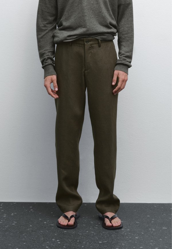 Trousers - khaki