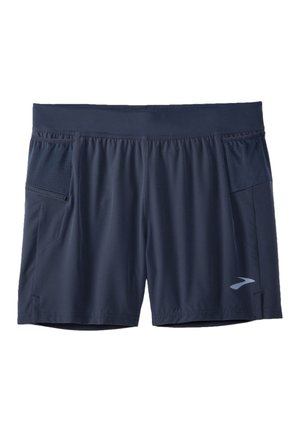Brooks SHERPA 5" 2-IN-1 SHORT - Kurze Sporthose - blue slate