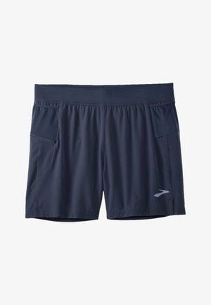 Brooks SHERPA 5" 2-IN-1 SHORT - Sportiniai šortai - blue slate
