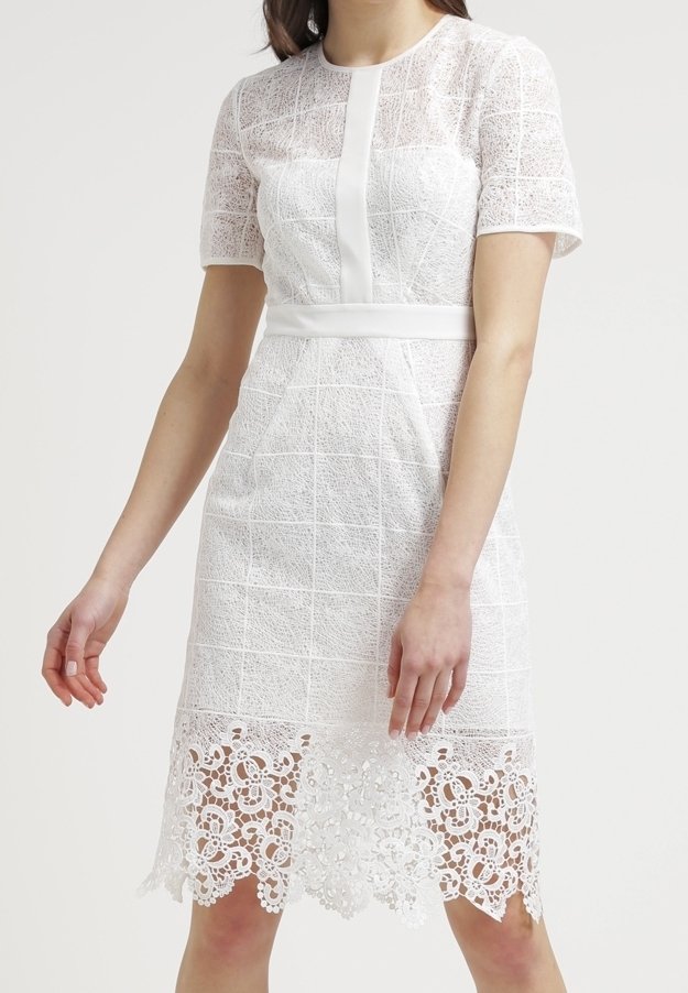 Whistles Day dress - white - (Pre-owned) - Zalando.ie