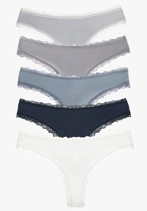 Anna Field 5 PACK - Slip - light blue/white/dark blue