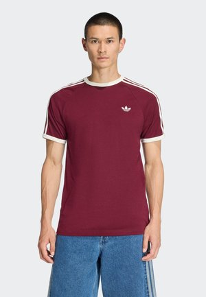 TEE - Tričko s potlačou - maroon   off white