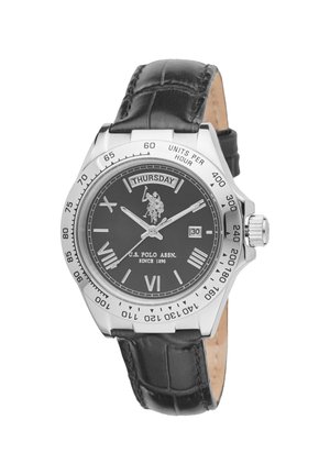 COLTON - Orologio - black and silver coloured