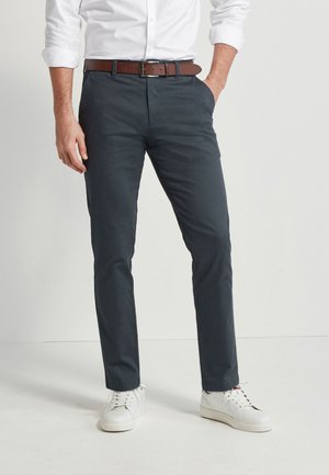 Next STRETCH  - Chino hlače - navy blue geometric pattern