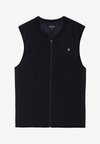 SLEEVELESS ZIP UP TRAINING GILET WITH POCKETS - Veste - black