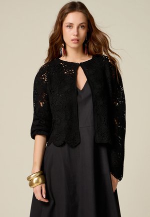 Oltre CARDIGAN CORTO - Gilet - nero