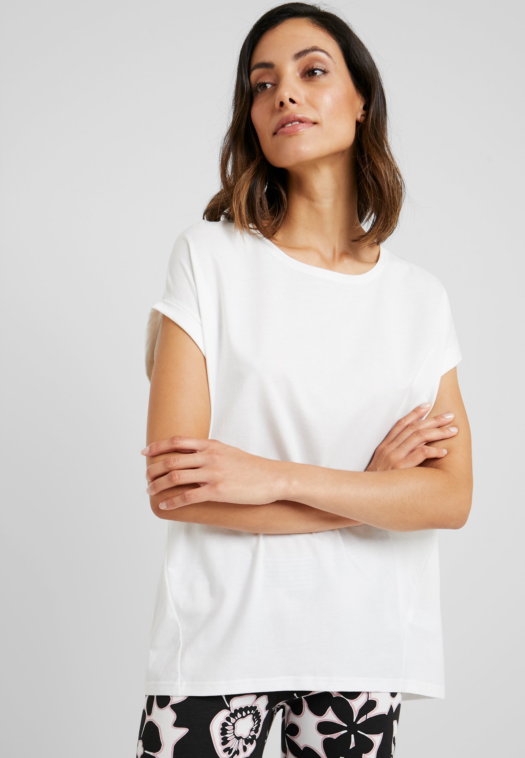 Short Stories Damen Schlafanzugoberteil Shirt Kurzarm