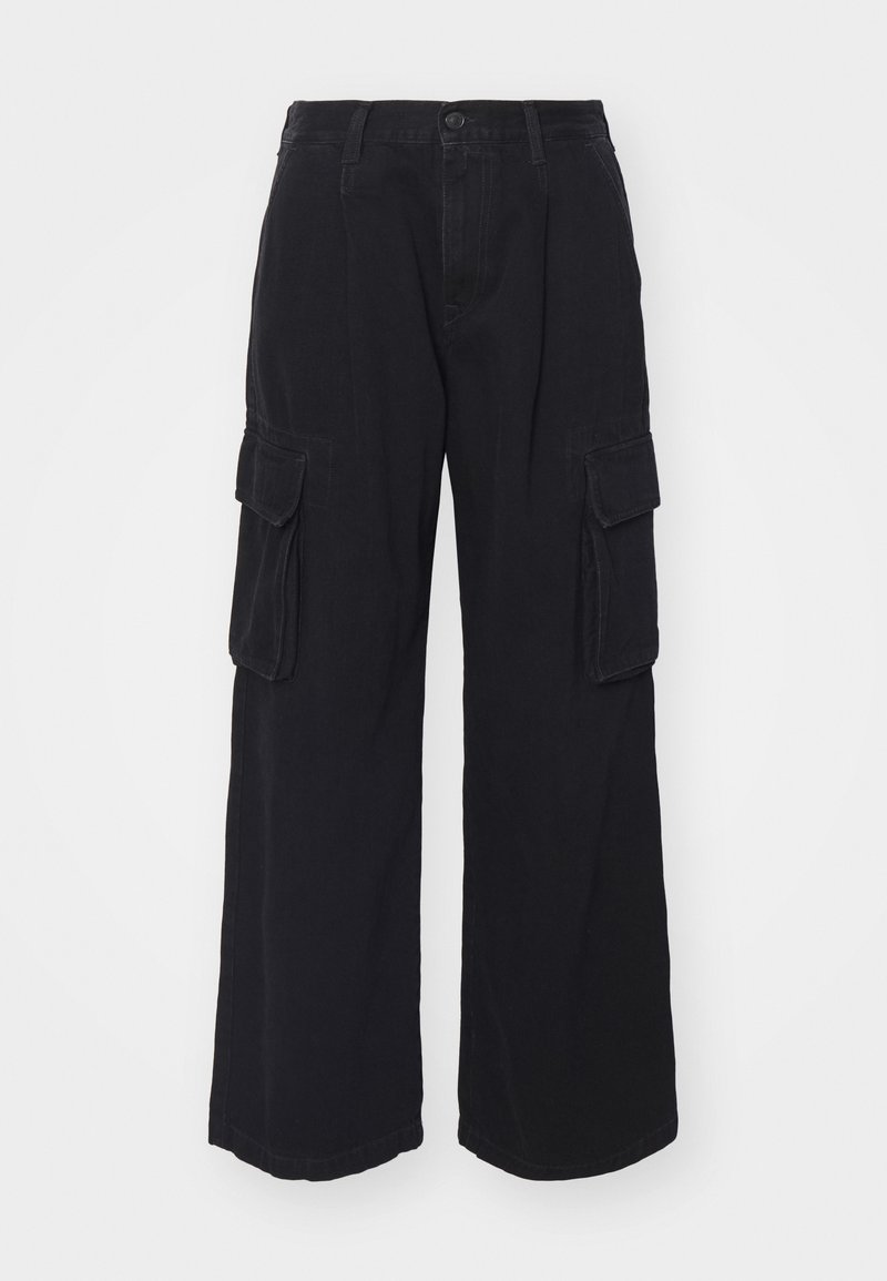 Replay Relaxed fit jeans zwart