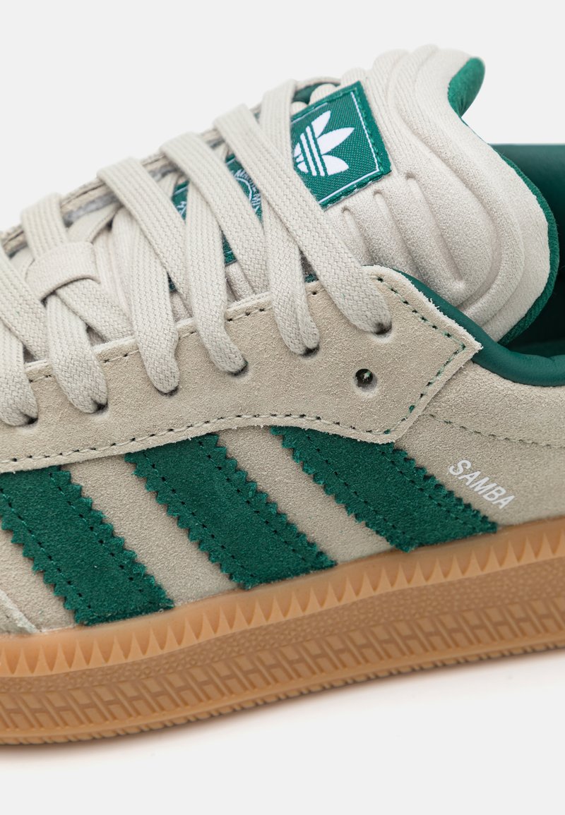 adidas Originals SAMBA XLG KIDS - Trainers - putty grey/collegiate green/grey  - Zalando.ie