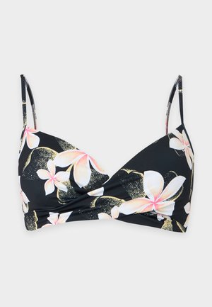 Roxy, ESSENTIALS WRAP BRA - Top de bikini - anthracite