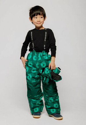 Småfolk, SKI PANTS WITH APPLES - Sneeuwbroek - evergreen