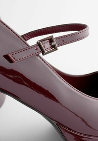 Next WIDE FIT - Scarpe con plateau - wine