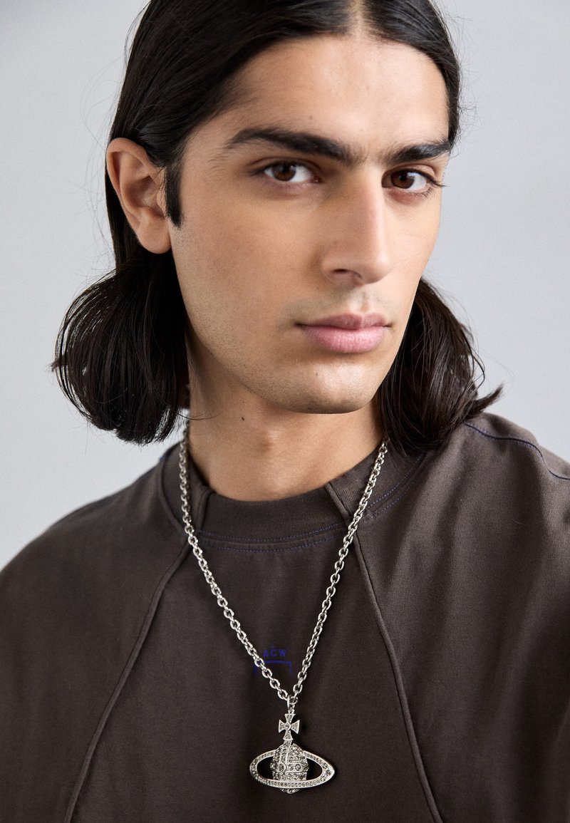 Vivienne Westwood RELIEF PENDANT UNISEX - Collar - silver-coloured/black