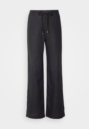 WIDE LEG - Kelnės - black