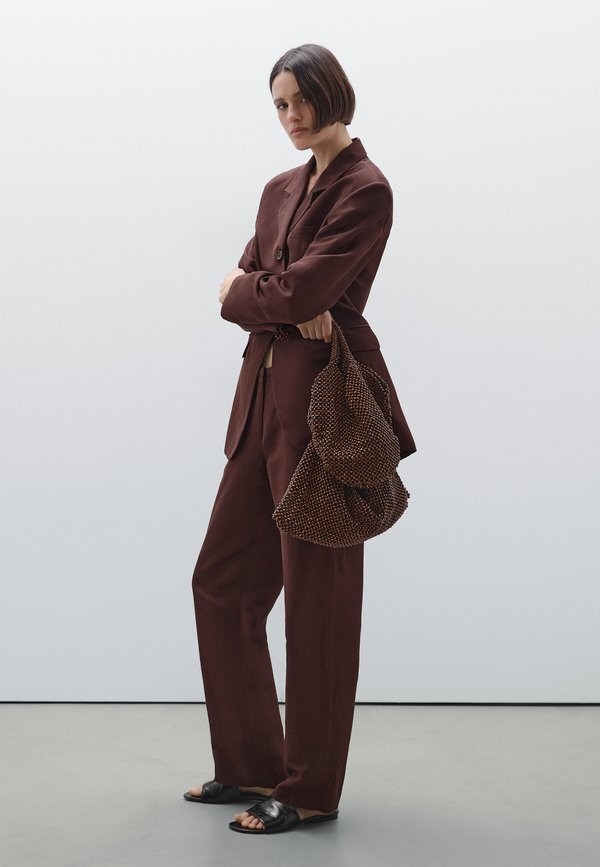 FLOWING - Blazer - bordeaux4