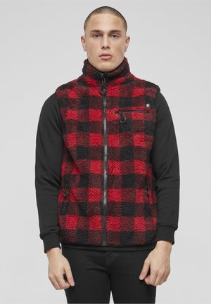 Brandit, Vest - red/black