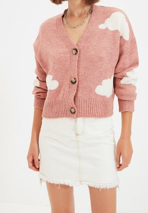 Strickjacke - pink