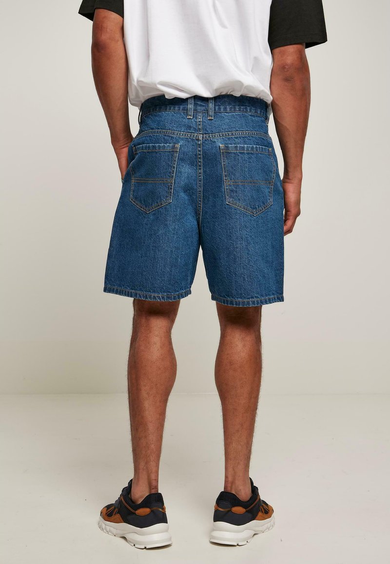 Herren Skinny Fit | Urban Classics ORGANIC DENIM BERMUDA SHORTS Jeans Shorts mid indigo washed/mehrfarbig - UG74811 Herren Skinny Fit | Urban Classics ORGANIC DENIM BERMUDA SHORTS Jeans Shorts mid indigo washed/mehrfarbig - UG74811