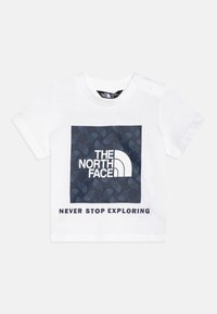 The North Face - BABY INFILL PRINT TEE UNISEX - Apdrukāts T-krekls - white Miniatūras attēls 1