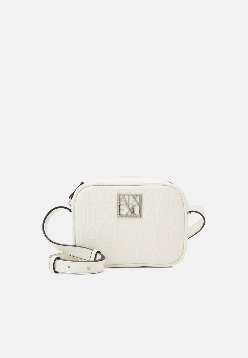 Armani Exchange WOMAN'S CAMERA CASE Across body bag bianco/white