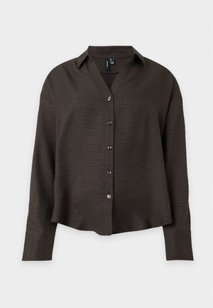 Vero Moda, VMMELANEY QUEENY - Πουκαμίσα με κουμπιά - chocolate torte