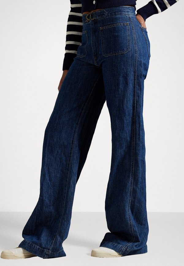 WIDE LEG FLARE JEAN - Flared Jeans - belen wash2